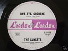 SUNSETS 'Bye bye goodbye' OZ 60s Leedon 45 Taman Shud