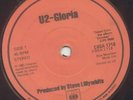 U2 Gloria IRISH PRESS 45 CBS