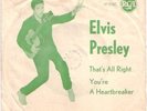 ++ Elvis Presley That’s all right DENMARK ONLY SLEEVE