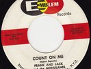 NORTHERN SOUL 45 RPM - FRANK AND JACK on EMBLEM RECORDS