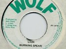 BURNING SPEAR Lion original Jamaican '76 Wolf 7