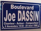PLAQUE de Rue Joe Dassin