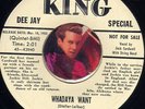 JACK CARDWELL Whadaya Want ROCKABILLY BOPPER 45 HEAR