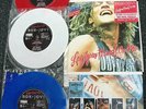 BON JOVI LAY YOUR HANDS ON ME red,white,blue vinyl 45s