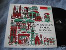 Miguel Aceves Mejia - Mexican Folk Songs LP JIM FLORA