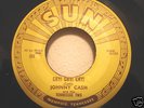 Johnny Cash  45 Cry Cry Cry 1955 Orig Sun Clean Orig