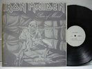 IRON MAIDEN - PIECE OF MIND GRAY COVER & DIFF LABEL LP