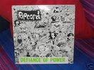 RIPCORD: DEFIANCE OF POWER LP HC punk heresy infest MDC