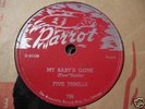 50's Doowop Five Thrills My Baby's Gone Parrot 796