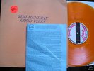 Jimi Hendrix LP Good Vibes TMOQ Orange Vinyl w catalog