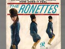45 + PICTURE SLEEVE THE RONETTES  (WALKING IN THE RAIN)