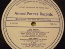 ELVIS PRESLEY Armed Forces Transcription 1960s Radio LP