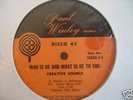 Creative Source - Who Is He And What Is He To (LISTEN)