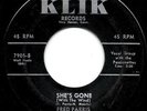 Fred Parris & the Scarlets 45 RPM (Doo Wop) Hear it