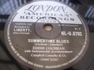 EDDIE COCHRAN SUMMERTIME BLUES RARE 78 RPM RECORD