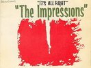 THE IMPRESSIONS  EP Spain PS 1963 Northern Soul LISTEN