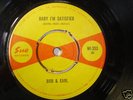 Bob & Earl  Baby I'm Satisfied   Rare 7