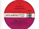 LED ZEPPELIN III UK RED/PLUM DIFFERENT LABELS L K