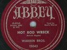78-ROCK-WARREN BROS.-HOT ROD WRECK/AIN'T GOT THE TIME-E