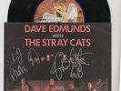 THE STRAY CATS - AUTOGRAPHED 7