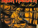 Iron Maiden Piece of Mind Autograph LP Signed Harris
