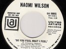 NORTHERN SOUL/NAOMI WILSON/DO YOU FEEL WHAT I FEEL