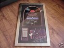 Framed signed album Aerosmith all band members