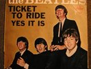 BEATLES – TICKET TO RIDE/YES IT IS orig. picture sleeve