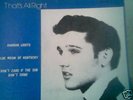 ELVIS PRESLEY SUN EP That's All Right ROCKABILLY 45