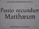 Sammler LP Passio secundum Matthaeum J.S. Bach  Vinyl