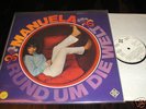 LP  -  MANUELA   -  RUND UM DIE WELT  - weisse Promo