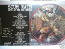 SCUM RATS PSYCHOBILLY LTD1500 PICTURE DISC LP