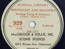 MacGregor on Royal Blue Shellac 78 RPM
