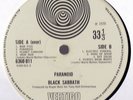 Black Sabbath/Paranoid.1970 UK Vertigo 1Y/2Y LP.