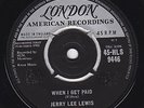 JERRY LEE LEWIS When I Get Paid MONSTER mod dancer HEAR