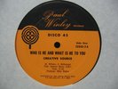 CREATIVE SOURCE Who Is He... RARE DISCO/FUNK 12