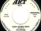 ROCKABILLY BEY IRELAND 45 BABY SISTER'S ROCK - ON ART