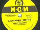 78-COUNTRY-HANK WILLIAMS-CALIFORNIA ZEPHYR-VERY RARE