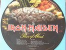 Iron Maiden LP picture disc Piece of Mind 1983 Capitol