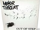 MINOR THREAT Out Of Step LP 1st w/BLACK BACK sXe HC KBD
