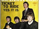 the Beatles Ticket To Ride an Yes It Is Record--Sleeve