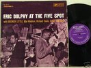 Eric Dolphy @ Five Spot Vol1 New Jazz Orig DG RVG VG++