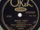 LOUIS ARMSTRONG ORCHESTRA ON OKEH ELECTRIC 8756