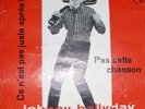 JOHNNY HALLYDAY copertina 45 giri 7 beat prog raro ITA