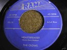 THE CROWS – HEARTBREAKER Rama 45 rpm
