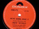 NEW WORLD We're Gonna Make It  SOUL FUNK 45