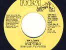 ELVIS PRESLEY:Way Down/Pledging My Love DJ Promo