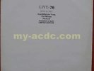 AC/DC Live 78, schwarzes Vinyl, limitiert #65/200