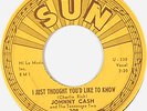RARE.JOHNNY CASH SUN 45 #309 PRESS ERROR SameBothSides