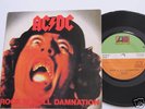 AC/DC Rare Rock'n'Roll Damnation UK pic sleeve 45 7